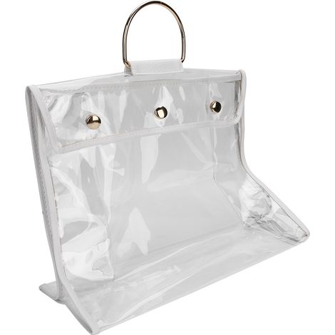Sac transparent imperméable et anti-poussière, organisateur de garde-robe portable et résistant à l'humidité, type C (1/5)