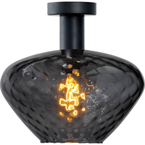 Plafonnier - Ø 30cm - Porto avec verre fumé Blossom - 5710-05-05-05-8 (1/2)
