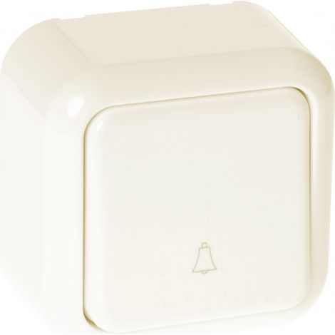 Klingelknopf antike Serie beige 6x6x3 cm