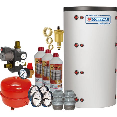 Thermador – Kit ballon tampon 500 litres – Vase expansion 50 litres – Unité de charge Laddomat – Pression 3 bars – Isolation polyuréthane 50 mm (1/3)