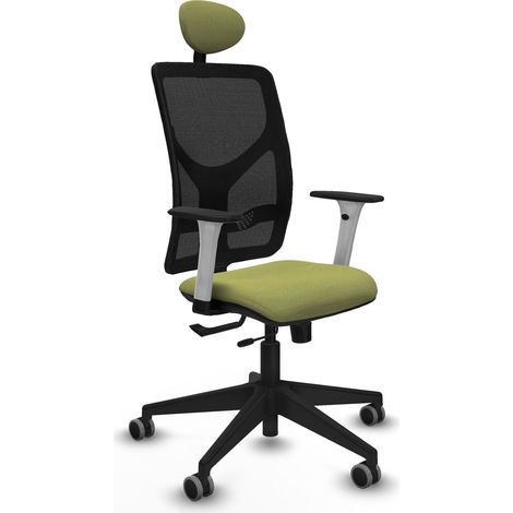 Silla de oficina piqueras y crespo Motilla blanco espuma alta densidad (1/2)