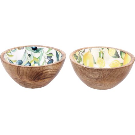 Ad Trend Ciotola Yari Ass. D 13 Cm H 6 Cm Legno 1 Pz (1/5)