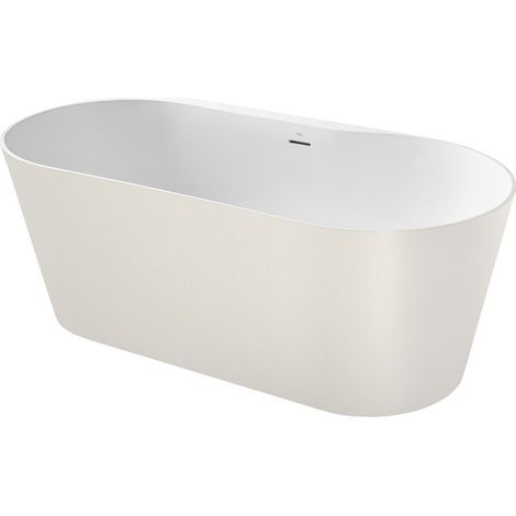 BAÑERA RAINA STONEX® 1600X800 BEIGE CON DESAGÜE CLICK-CLACK Y SIFÓN