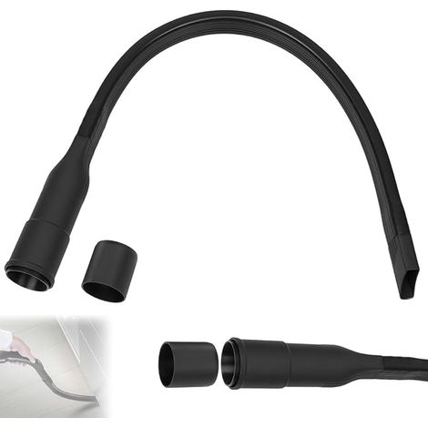 Long Flexible Suceur Aspirateur, 62 cm Embout Aspirateur Universel,Buse Plate De Accessoire Pour Aspirateur Avec Raccord De 32 Et 35 mm pour Nettoyage des Zones Difficiles d'Accès buse clipsable