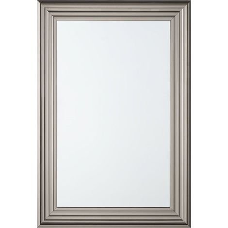 Wandspiegel CHATAIN 61 cm 91 cm Silber