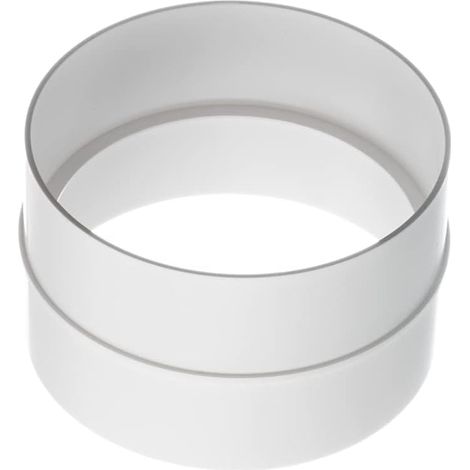 Ø 125 mm Duct Connector - Ventilation Duct - PVC Plastic (1/5)