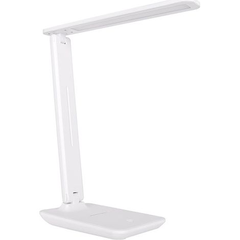 Flexo serie MOBIL 5W LED 3000-4000-6500K, con base de carga para movil en blanco. (1/3)