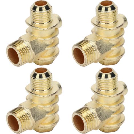 4-Piece Air Compressor Check Valve Tool Set, Pneumatic Accessories, Zinc Alloy Metal Tube, 1-Way Valve, 1 Zinc Alloy Material Fitting (1/5)