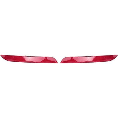 par de embellecedores reflectantes para parachoques trasero para BMW Serie 5 F10 F18 2010-2013 63147203237 63147203238 Tira de luz reflectante (