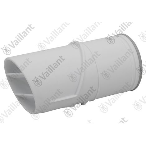Abgasrohr (Endstück) DN 60, weiß Horizont. wall terminals PP 0020219517