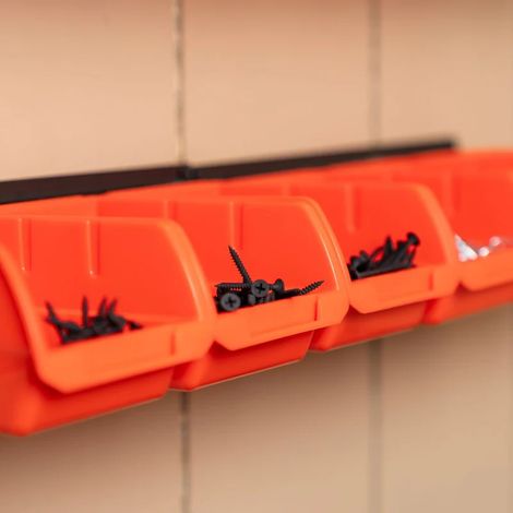 BATAVIA Boîtes de rangement Maxxclick (x3) - bacs muraux pour petites pièces et accessoires