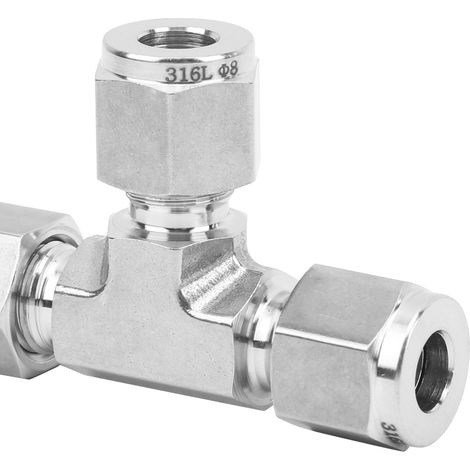 Geschmiedetes Kompressions-T-Stück aus Edelstahl 316 SS-600-3Ф8 (1/5)