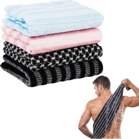 4-Piece Exfoliating Towel Set, 92 x 25 cm Japanese Exfoliating Towel (1/5)