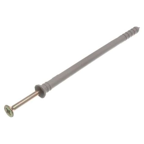 Lot de 24 fixations en nylon pour cadre 8 x 135 mm avec chevilles et vis de maçonnerie (1/2)