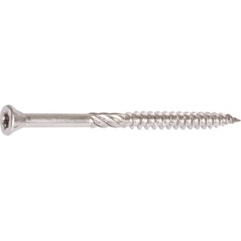 Vis terrasse - Rifix - Pour bois dur - TX - Inox A2 - 5 x 60/45 mm - Boîte de 200 (1/2)