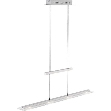 [GEBRAUCHT] B-Ware Fischer & Honsel Led Hängeleuchte Pendelleuchte Tenso Nickel 115 Cm Metall 821