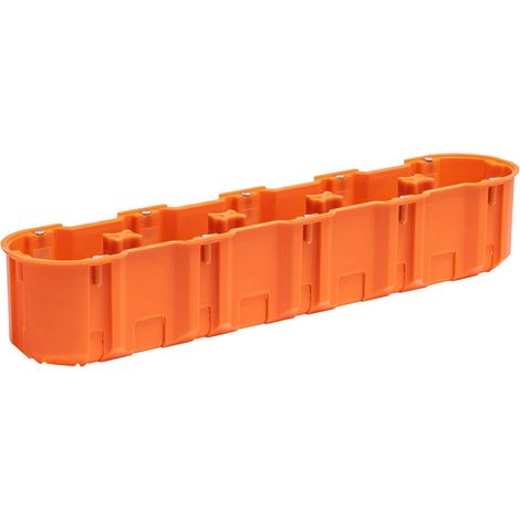 Boîte encastrée M5x60DF multicouche mince orange