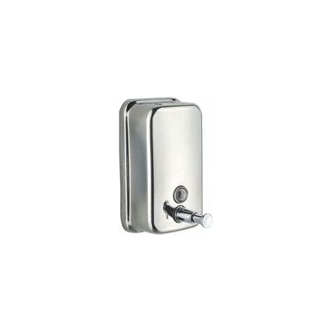 Dispensador de jabón de pared para cocina y baño, dispensador de jabón líquido de 500 ml, dispensador de loción, acero inoxidable 304 - Crezuo (1/4)