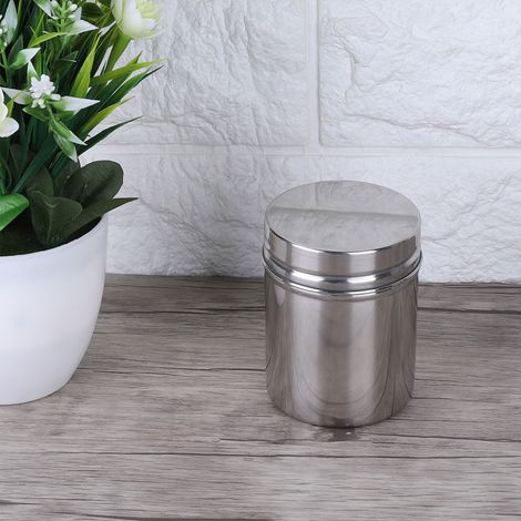 Luftdichter Behälter aus Edelstahl 304 – Ideal für Tee, Kaffee und Samen – Kompaktes Design für Zuhause und unterwegs (1/4)