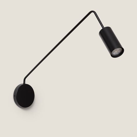 Wandleuchte Ausrichtbar Metall Magno Schwarz