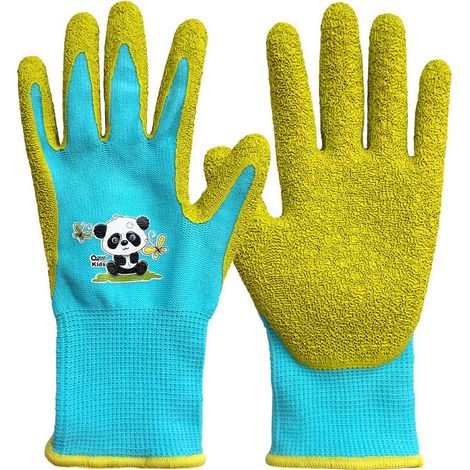 Gants de jardinage recouverts de caoutchouc pour la résistance à l'eau et à la saleté pour garçon 8-9 ans (1/5)