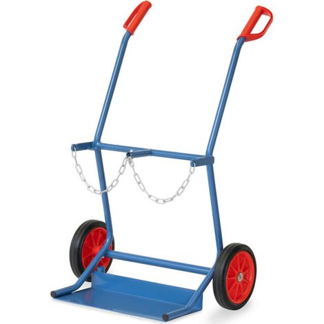 fetra Diable pour bouteilles en acier 51006. capacité de charge 100kg (1/3)