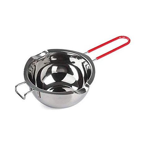 Cacerola doble de acero inoxidable con mango resistente al calor para derretir chocolate, caramelos y velas. Fan Home Accessor (1/5)