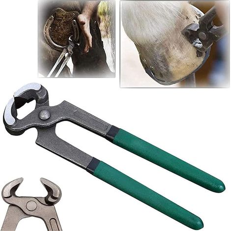 Pince à sabots multifonction, pince à sabots pour chevaux, pince à sabots durable en acier au carbone, outil à manche de couteau pour chèvres, moutons, porcs et bovins (1/5)