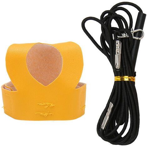 Jeffergarden Bird Harness, Artificial Leather Leash, Vest with Rope and Handle for Birds, Parrots, Parakeets, Cockatiels M (1/5)