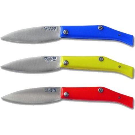 pallares navaja comun  7 cm inox rosa-amari-rojo-azul  99001040
