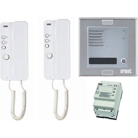 Kit citofonico monofamiliare urmet CON 2 Citofoni 1150/1