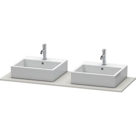 Consola Duravit XSquare 063G, 1400x 550 mm, 2 recortes, (1/3)