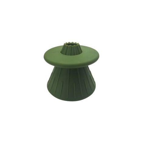 Filtre à café réutilisable en silicone – Filtration manuelle – Vert – Avec anneau (1/5)