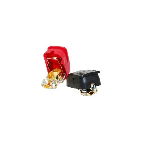 Batterie-Schnellverschluss-Anschlüsse, Batterie-Schnellanschlussklemmen, Batterieklemmen-Anschlüsse für Auto, LKW, Boot – Rot und Schwarz (1/5)
