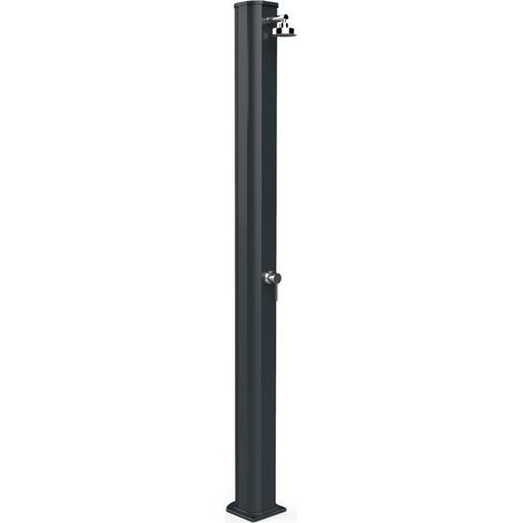 Doccia Solare da Giardino 40L Miscelatore Arkema Big Jolly Grigio Antracite (1/5)