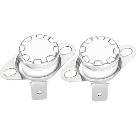 2 Pièces Interrupteur de Température Ksd301 250v 10a Série Bimétallique à Capuchon Métallique, Ratio 160°c/320°f, Contrôle Précis et Sensibilité Élevée (1/5)