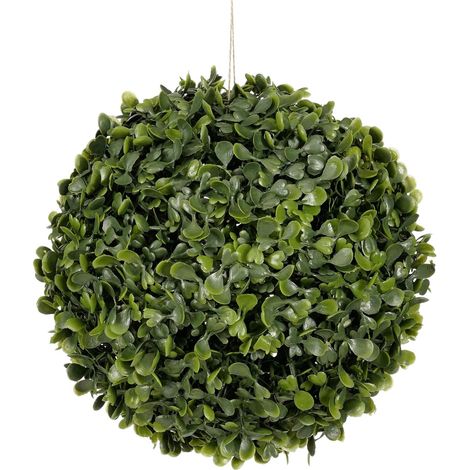 Mica Decorations künstlicher Buchsbaum grün Ø 20 cm Hängend