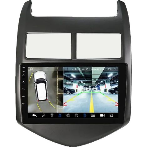 Lecteur multimédia de voiture, contrôle vocal, radio multicanal, compatible avec Chevrolet Aveo 2 Sonic T300 2011-2015, S8 avec caméra 360 (1/2)