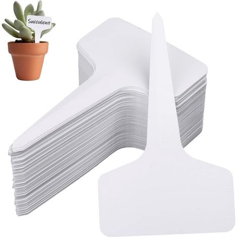 Étiquettes pour plantes - 100 pièces - 6 x 10 cm - Tuteurs - Étiquettes pour plantes - Étiquettes pour plantes - Étiquettes pour potager - Étiquettes pour tuteurs de jardin - Étiquettes pour plantes - (1/5)