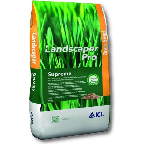 ICL Landscaper Pro - Graines de gazon « Supreme » 5 kg : gazon de sport, gazon de jeu, gazon professionnel