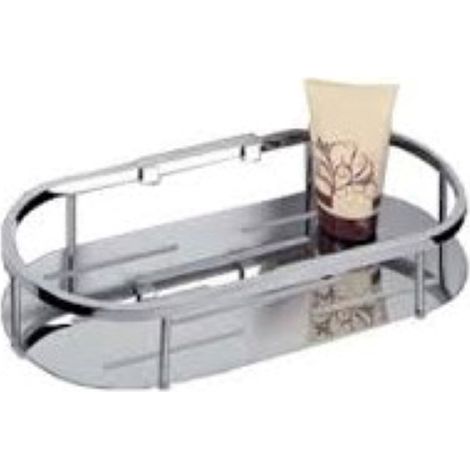COLOMBO DESIGN Contract cestino sganciabile ovale cromato codice prod: B96410CR (1/2)