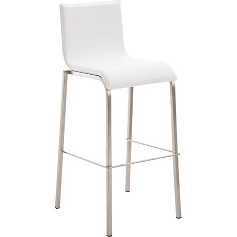 Sgabello Avola E78 in similpelle bianco (1/5)