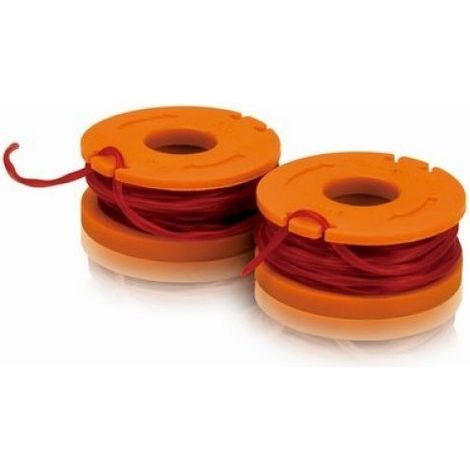 Carrete de hilo de repuesto WA0004 de 1,65 mm para desbrozadoras eléctricas - Worx