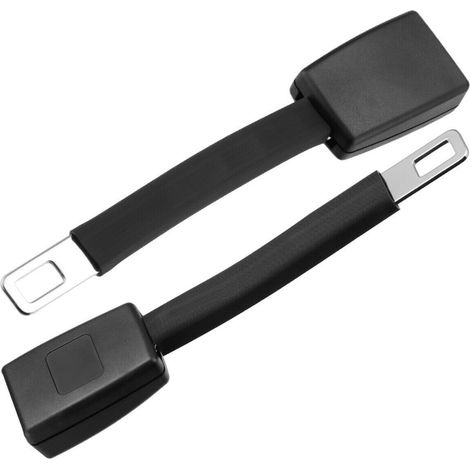 Sicherheitsgurtverlängerung für Autos – Schwarzes ABS und Edelstahl, 20 cm, kompatibel mit allen Autos, mit Clip für übergewichtige und schwangere Personen (1/5)