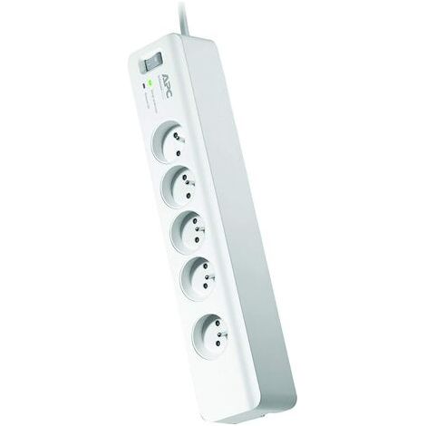 APC PM5-FR PROTECTION SURTENSION BLANC 5 SORTIE(S) CA 230 V 1,83 M