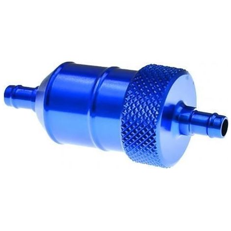 Blauer Universal-Filterreiniger (8 mm) für Benzin, Gas, Öl, Kraftstoff, CNC-gefrästes Aluminium, für Motorräder und Pitbikes (1/4)