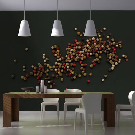 Papier Peint "Composition des Grains de Poivre" 231 x 300 cm (1/2)