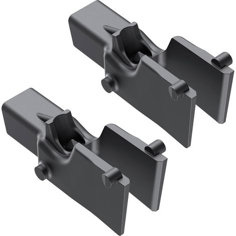 Lot de 6 bagues de guidage professionnelles en acier au carbone robuste antirouille pour alignement des trous de 2 mm à 10 mm, guide à vis noir (1/5)