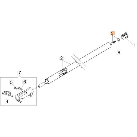 ARBRE DE TRANSMISSION EMAK ORIGINAL 61370498