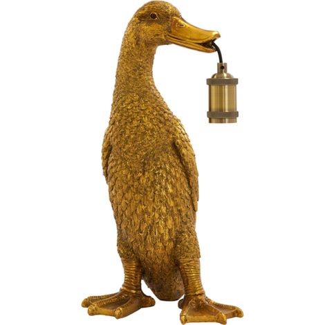 Light & Living - lámpara de mesa - Duck - bronce - plástico - (1/4)
